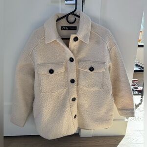 Zara Sherpa Jacket xs